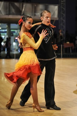 Nino in Urška odlična na plesnem tekmovanju na Dunaju
